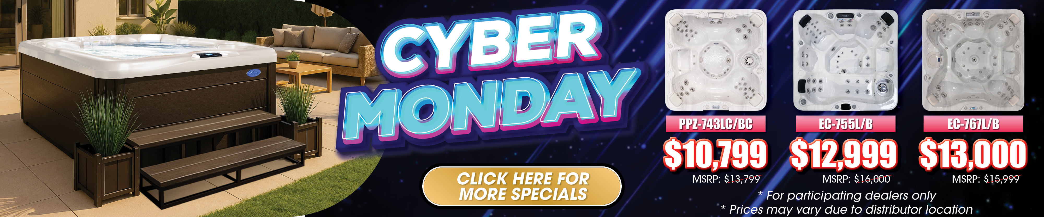 Calspas hot tub being used in a family setting - Kingman